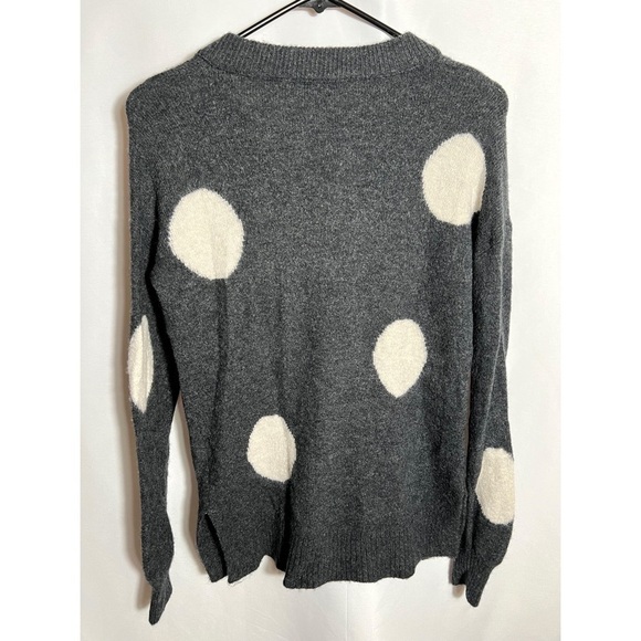 Madewell Dotted Bartlett V-Neck Pullover Sweater - Picture 3 of 4